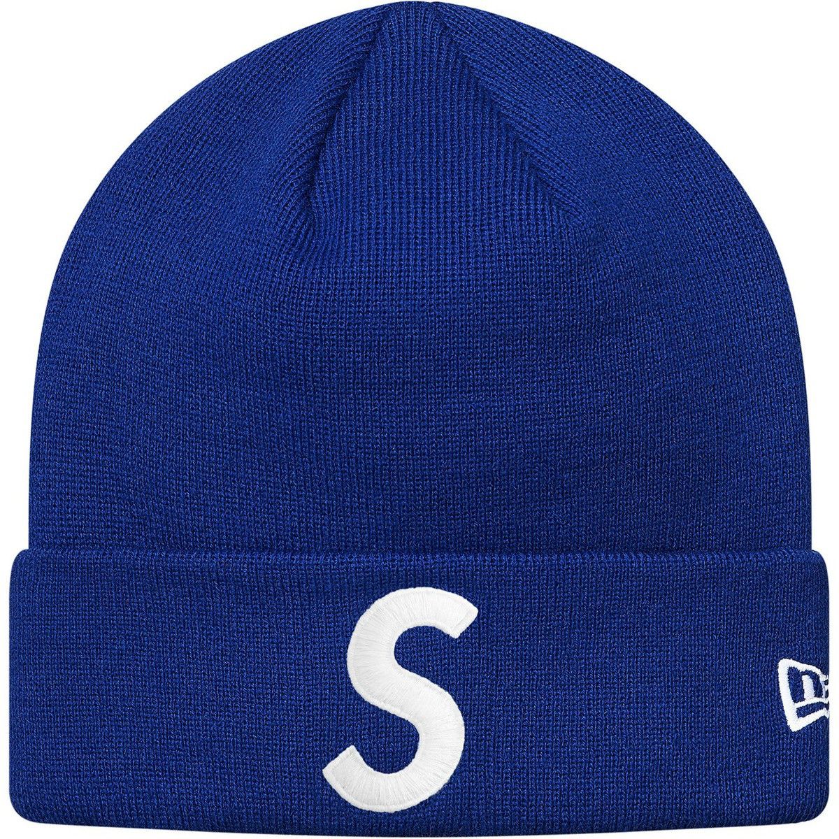New Era × Supreme FW17 Supreme x New Era S logo Beanie Royal Blue Box Logo Size ONE SIZE - 8 Thumbnail