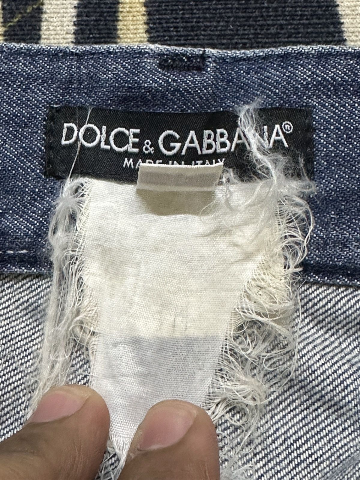 Dolce & Gabbana Vintage Dolce&Gabbana Mudwash Grunge Distressed Denim Size US 33 - 7 Thumbnail