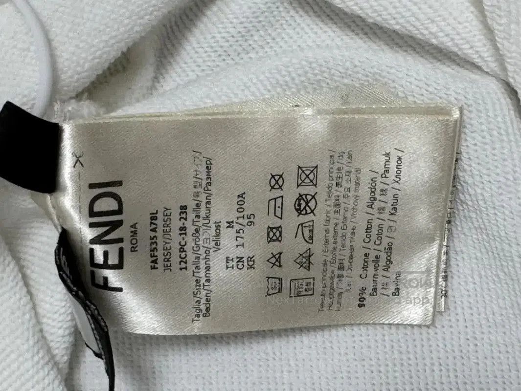 Fendi Fendi Women's White Cotton Hoodie Sweatshirt . Size M / US 6-8 / IT 42-44 - 6 Thumbnail