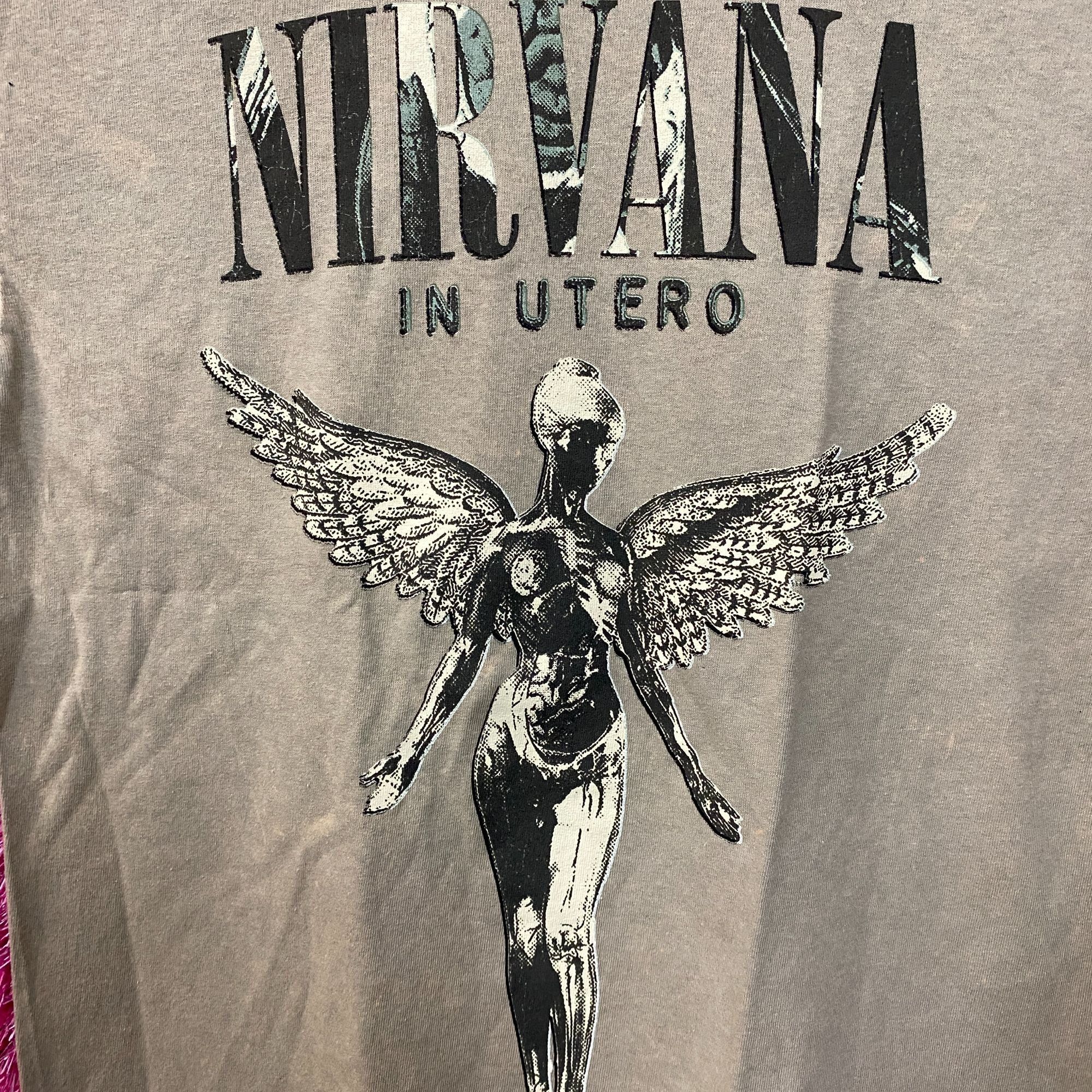 Nirvana Nirvana In Utero Angel Graphic Grunge T-Shirt Medium Size US M / EU 48-50 / 2 - 2 Thumbnail