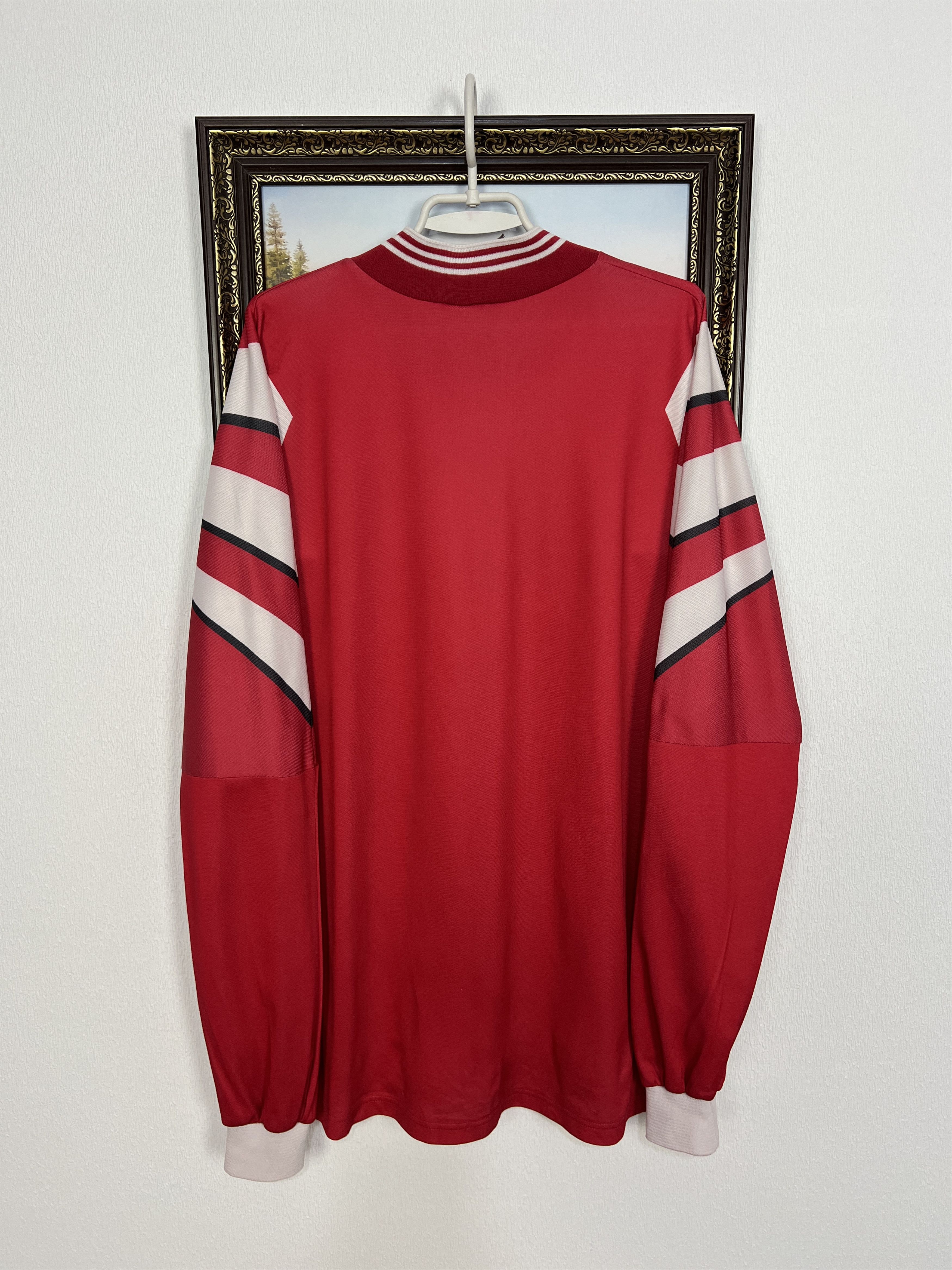 Adidas Vintage Football Template Shirt Soccer Long Sleeve Jersey Size US XL / EU 56 / 4 - 10 Thumbnail