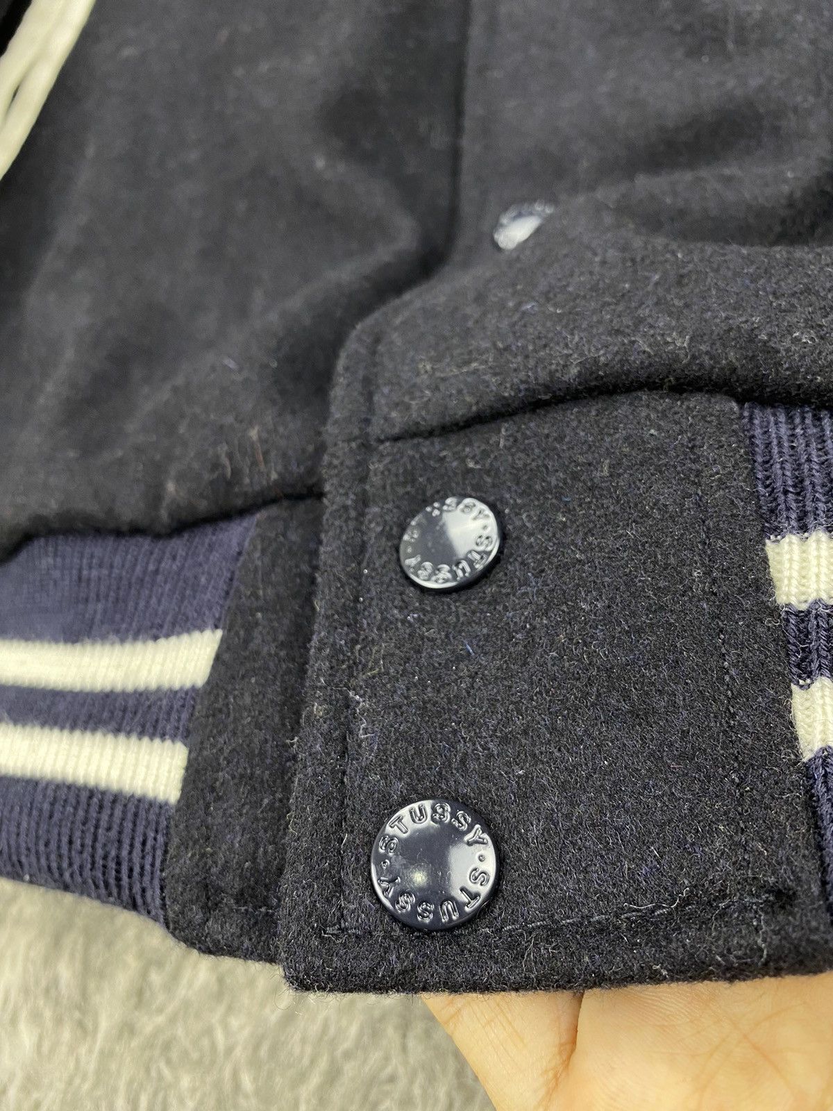 Stussy ⭐️Stüssy 80 Wool Quilted Varsity Jacket⭐️ Size US S / EU 44-46 / 1 - 7 Thumbnail