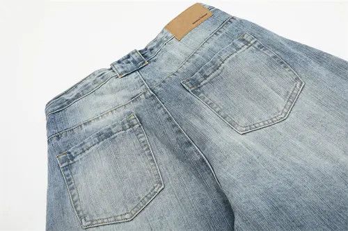 VIBE Retro loose wide-leg punk split stitching scimitar jeans Size US 34 / EU 50 - 5 Thumbnail