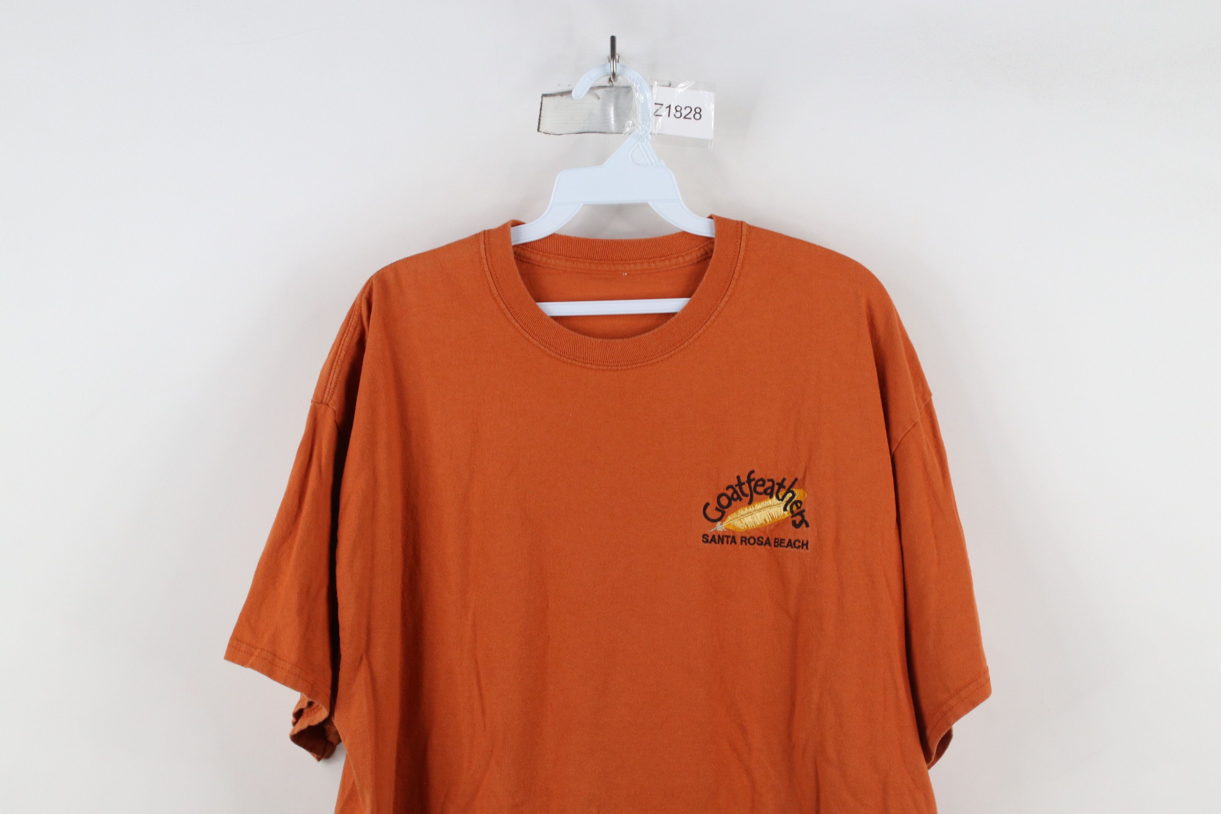 Vintage Vintage Goatfeathers Restaurant Santa Rosa Beach T-Shirt Size US XL / EU 56 / 4 - 2 Thumbnail