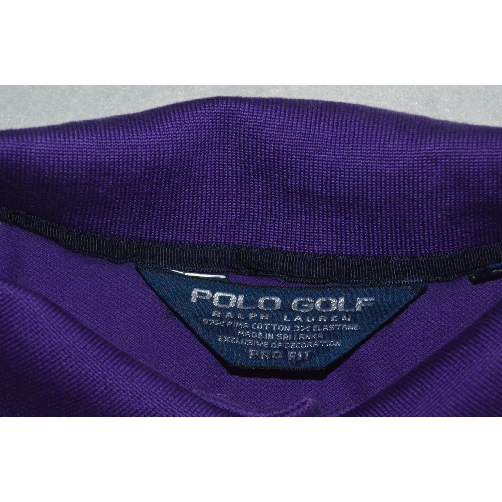 Polo Ralph Lauren Polo Ralph Lauren Polo Shirt Purple SZ L Pro Fit 2 tone Color - Polo Ralph Lauren Polo Golf Mens Shirt L Purple Pro Fit Two Tone Color Size US L / EU 52-54 / 3 - 4 Thumbnail