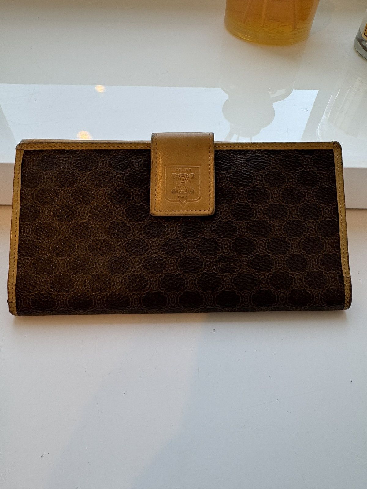 Celine × Vintage 💎 Celine Triumph Monogram Wallet Size ONE SIZE - 1 Thumbnail