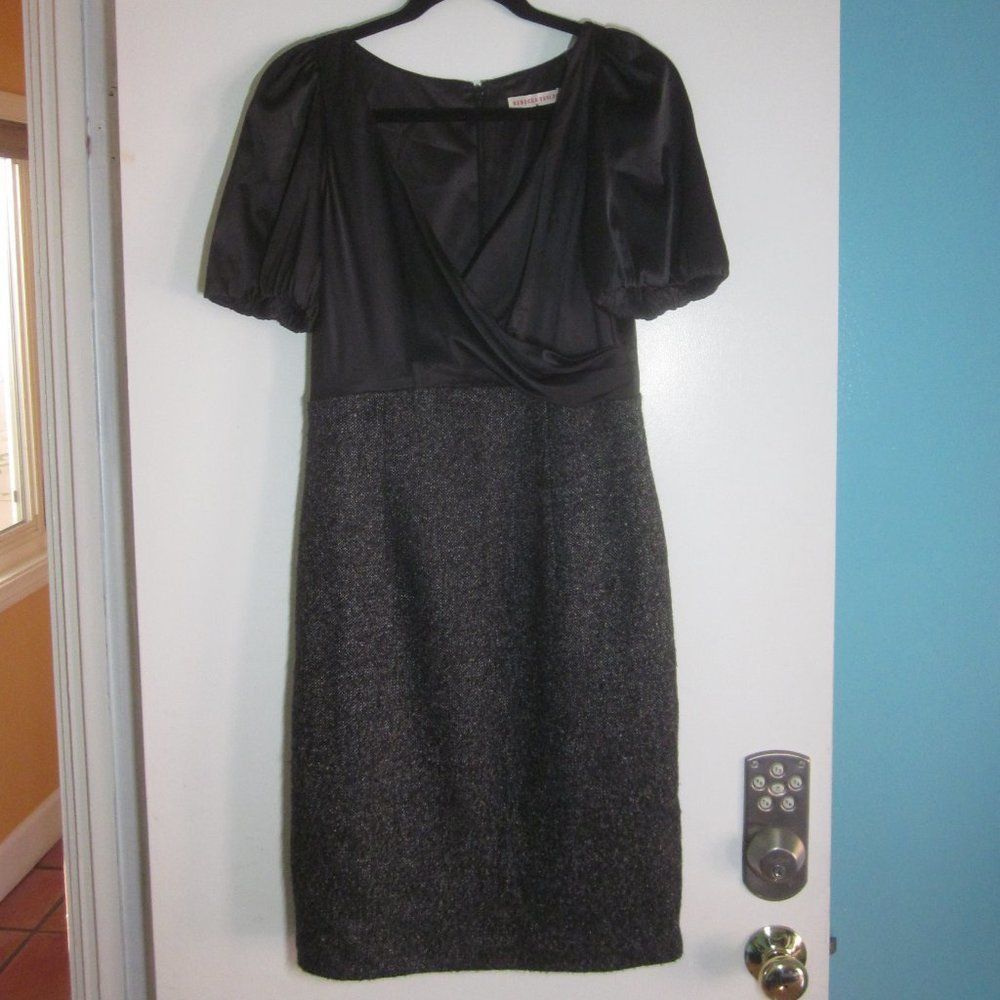 Rebecca Taylor Rebecca Taylor Dress Satiny Brown Top with Tweed Bottom Size Size M / US 6-8 / IT 42-44 - 6 Thumbnail
