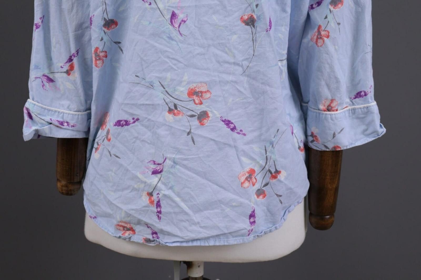 Ralph Lauren Black Label Ladies Ralph Lauren Blue Floral Button Down Cardigan Size XL Size XL / US 12-14 / IT 48-50 - 11 Thumbnail