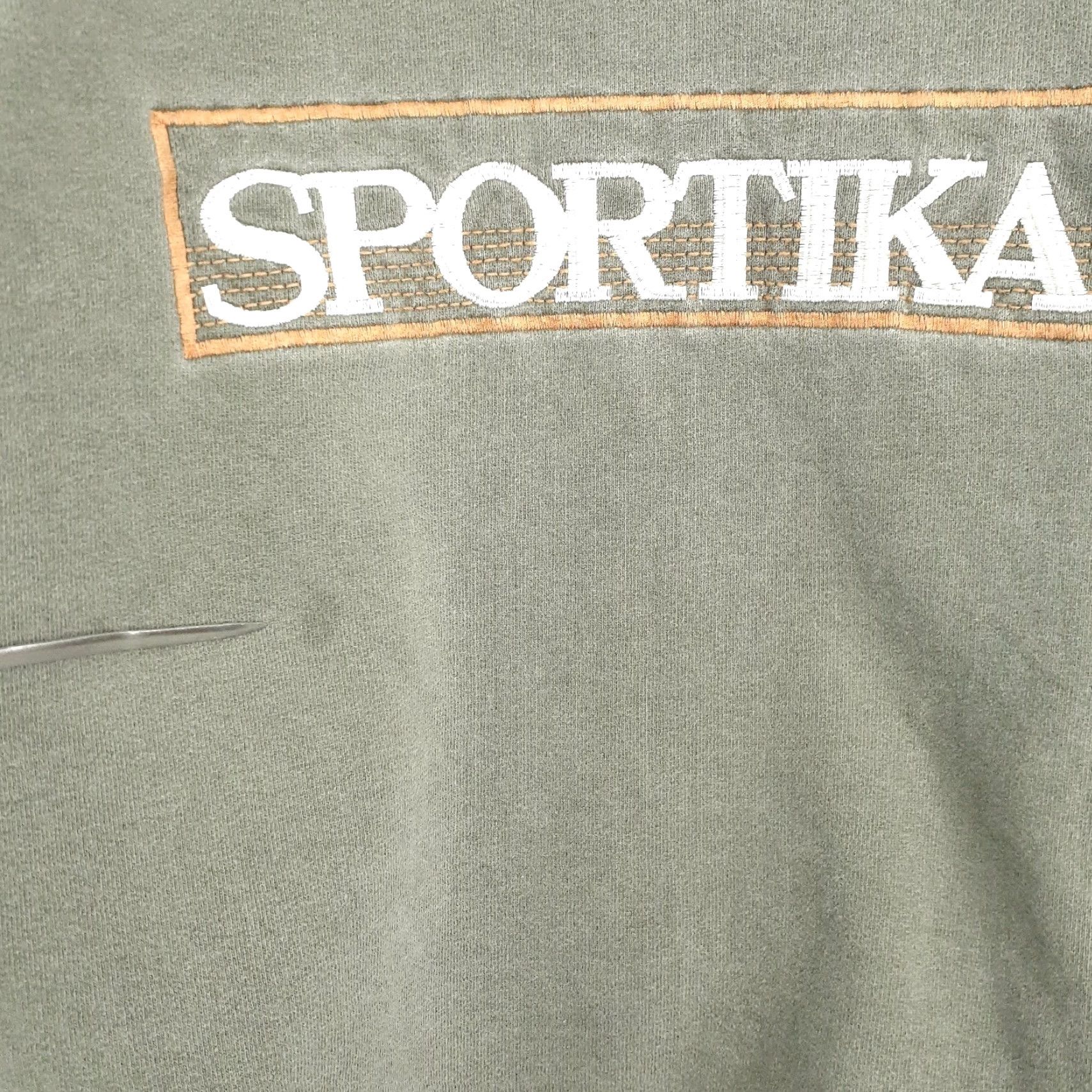 Fruit Of The Loom VINTAGE Fruit of the Loom Sweatshirt XL Green USA Super Cotton Crew Neck Long Sleeve Unisex Adults Pullover Sports Embroidered Regular Size Size US XL / EU 56 / 4 - 3 Thumbnail