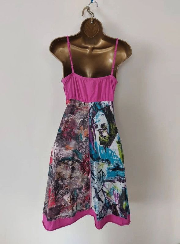 Vintage Vintage multicolour dress 10 Size M / US 6-8 / IT 42-44 - 3 Thumbnail