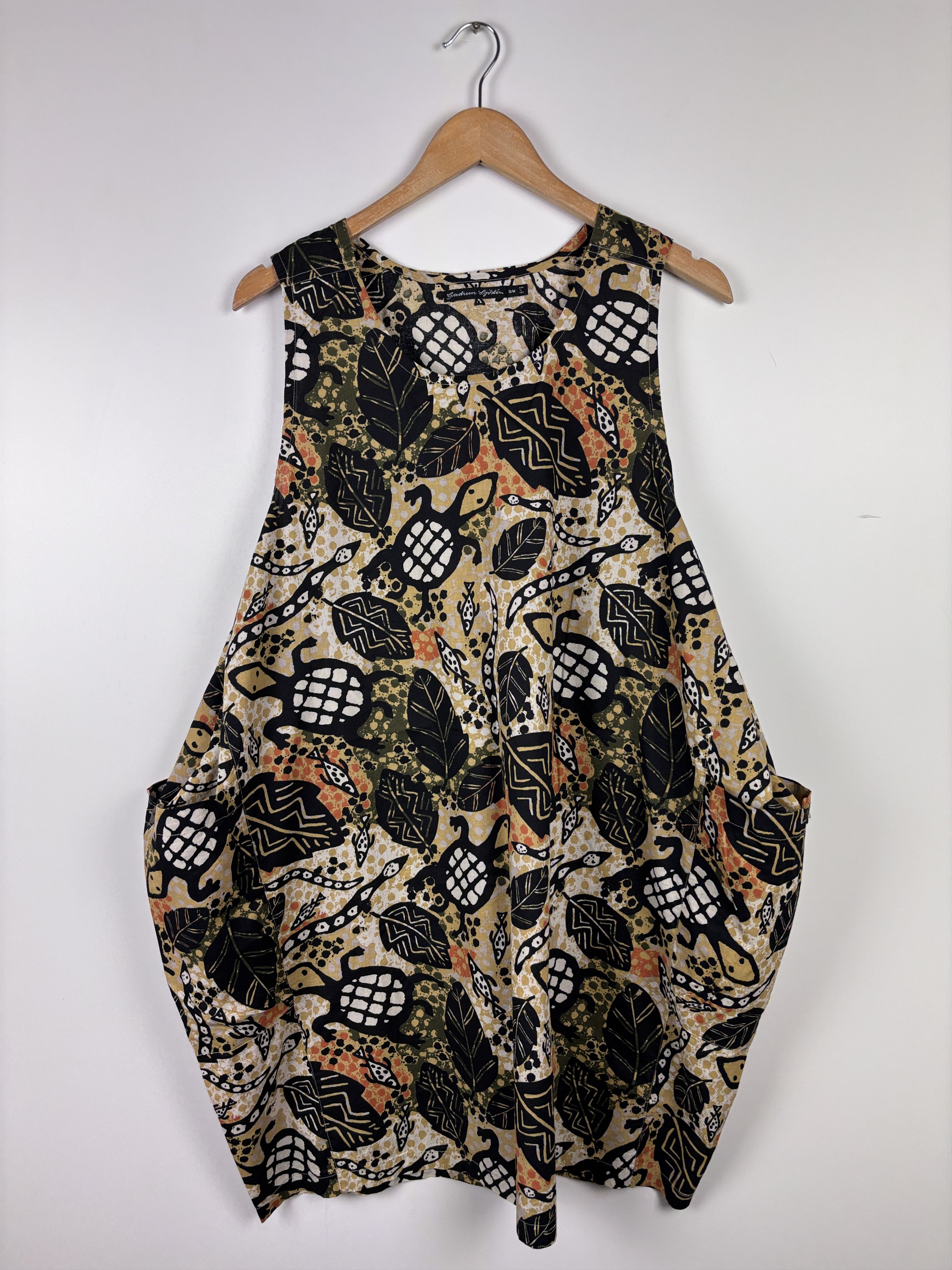 Gudrun Sjoden Gudrun Sjoden Turtle Floral Pattern Organic Cotton Dress S/M Size M / US 6-8 / IT 42-44 - 1 Thumbnail