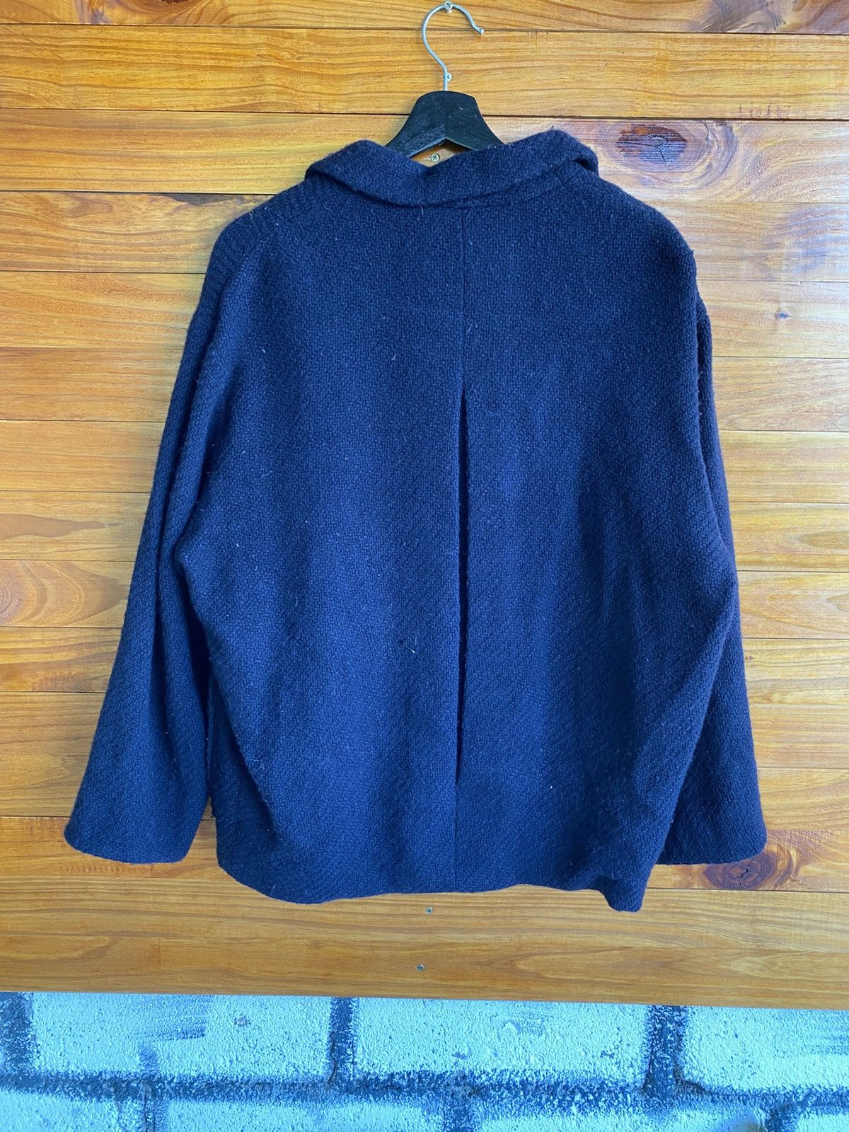 Lacoste Vintage Lacoste Black Wool Blend Tailored Jacket Made China Size L / US 10 / IT 46 - 7 Thumbnail