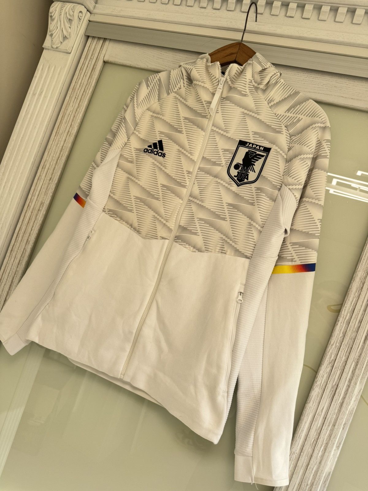 Adidas Japan 2022-2023 Soccer Track Jacket Football Jersey Shirt Size US S / EU 44-46 / 1 - 3 Thumbnail