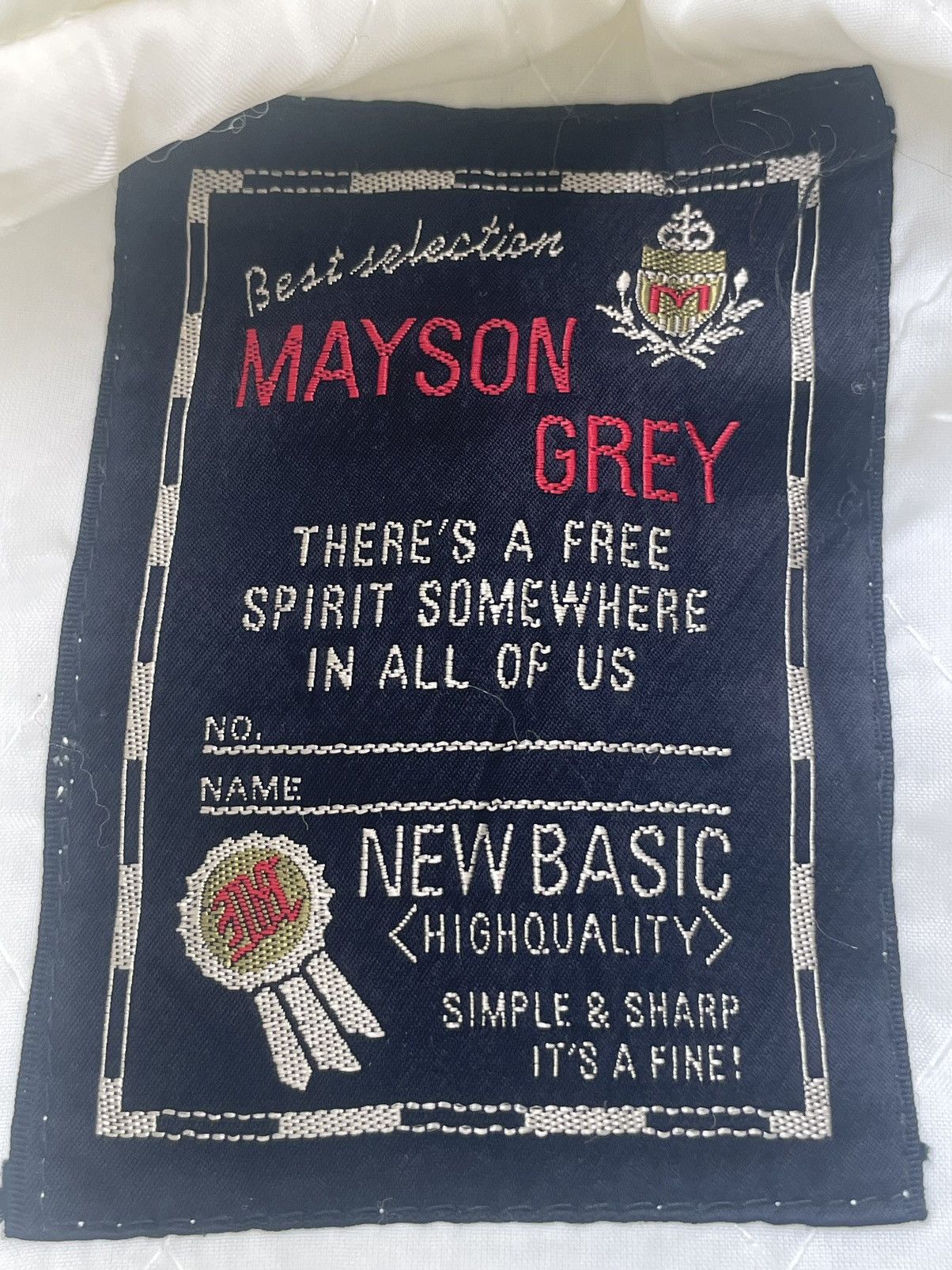 Japanese Brand Mayson Grey Bomber Jacket Size US XL / EU 56 / 4 - 13 Thumbnail