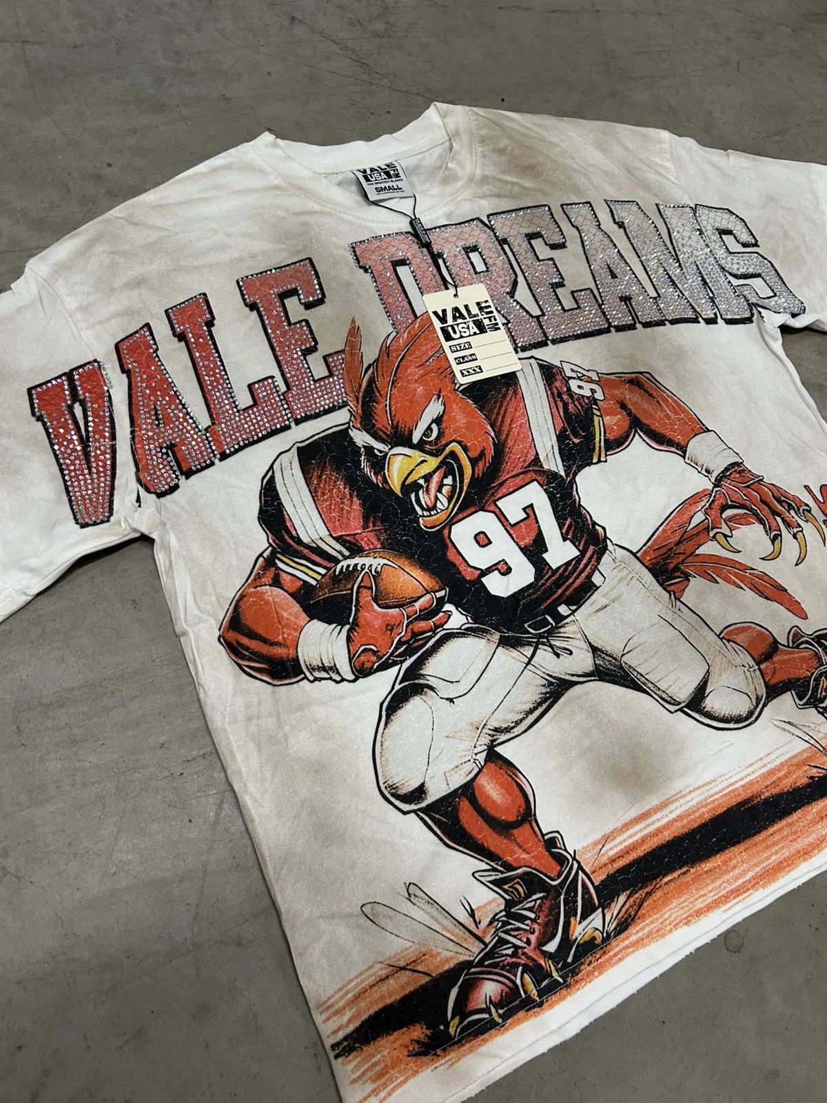 Vale Vale Valley Forever Falcon Bling Tee Size Large Brand New Size US L / EU 52-54 / 3 - 2 Thumbnail