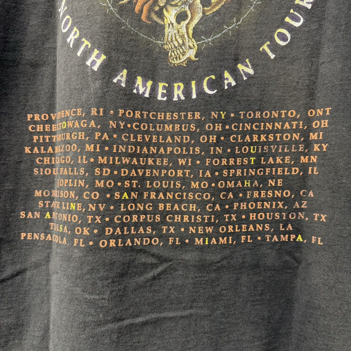 Band Tees × Megadeth × Vintage Vintage 1995 Megadeth Youthanasia North America Tour Tee Size US XL / EU 56 / 4 - 21 Thumbnail