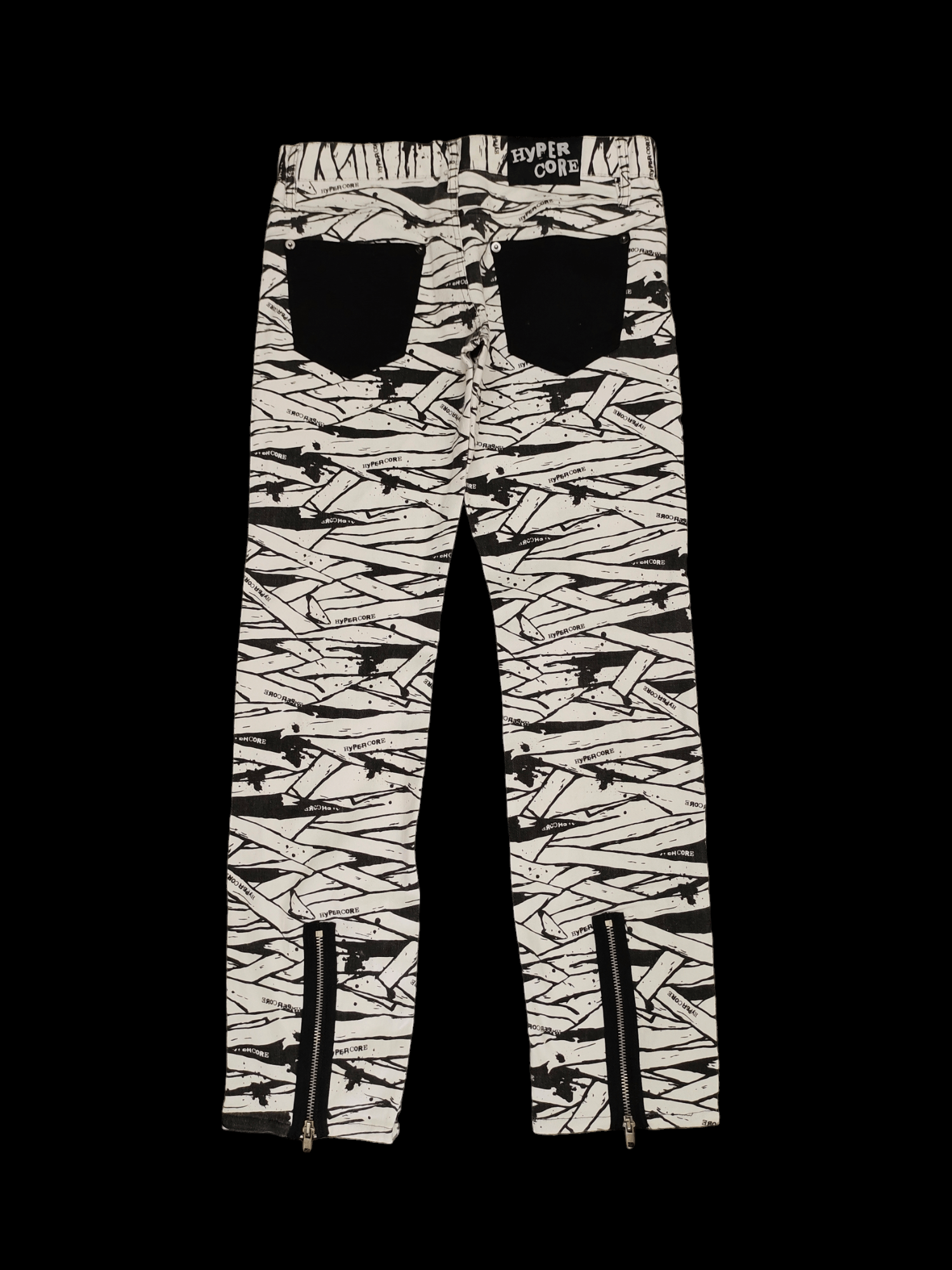 Hysteric Glamour × Undercover Hypercore Mummy Printed Denim Pants Hysteric Punk Style Size US 30 / EU 46 - 10 Thumbnail