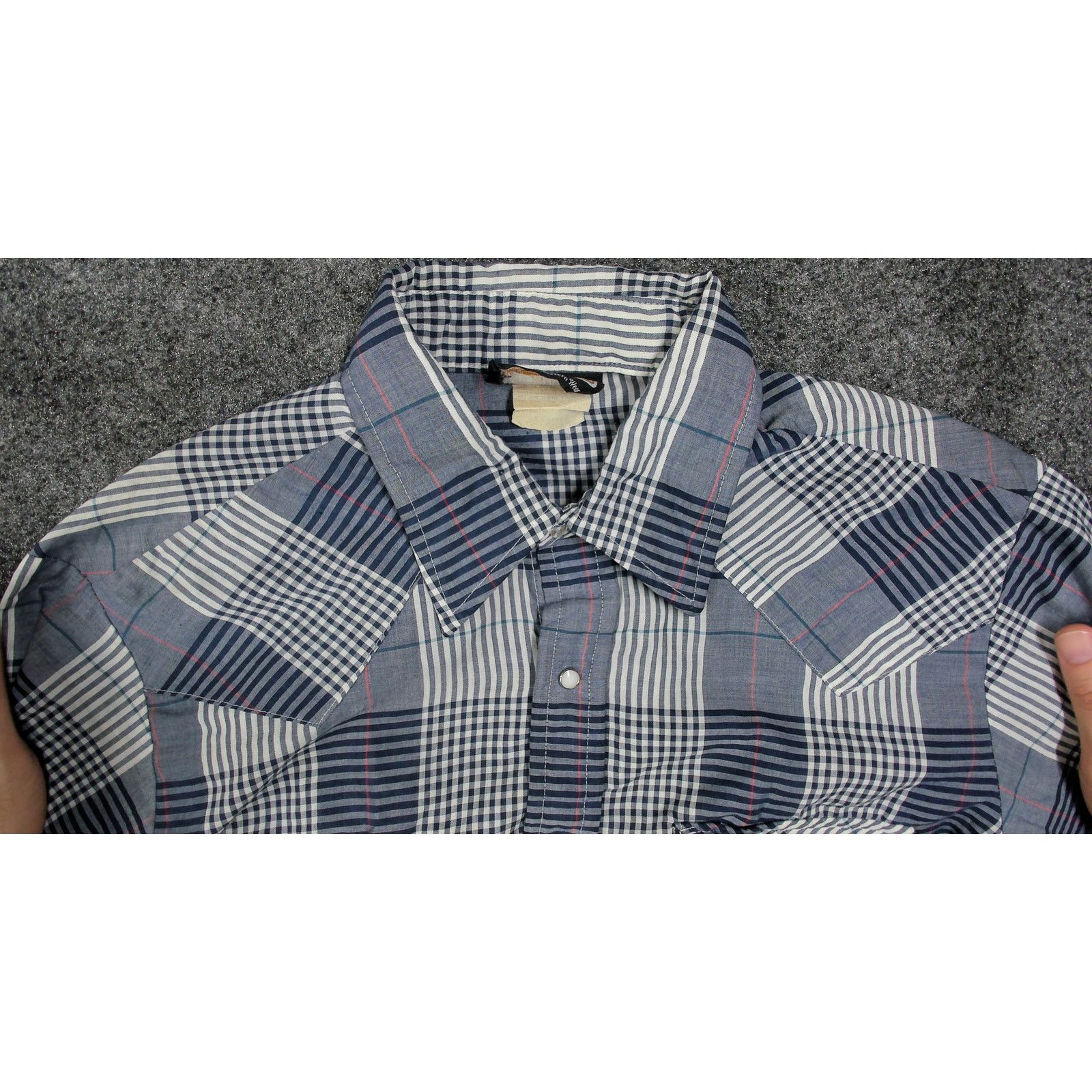 Vintage Vintage 70s Holt Made in USA Pearl Snap Western Shirt Size US M / EU 48-50 / 2 - 11 Thumbnail