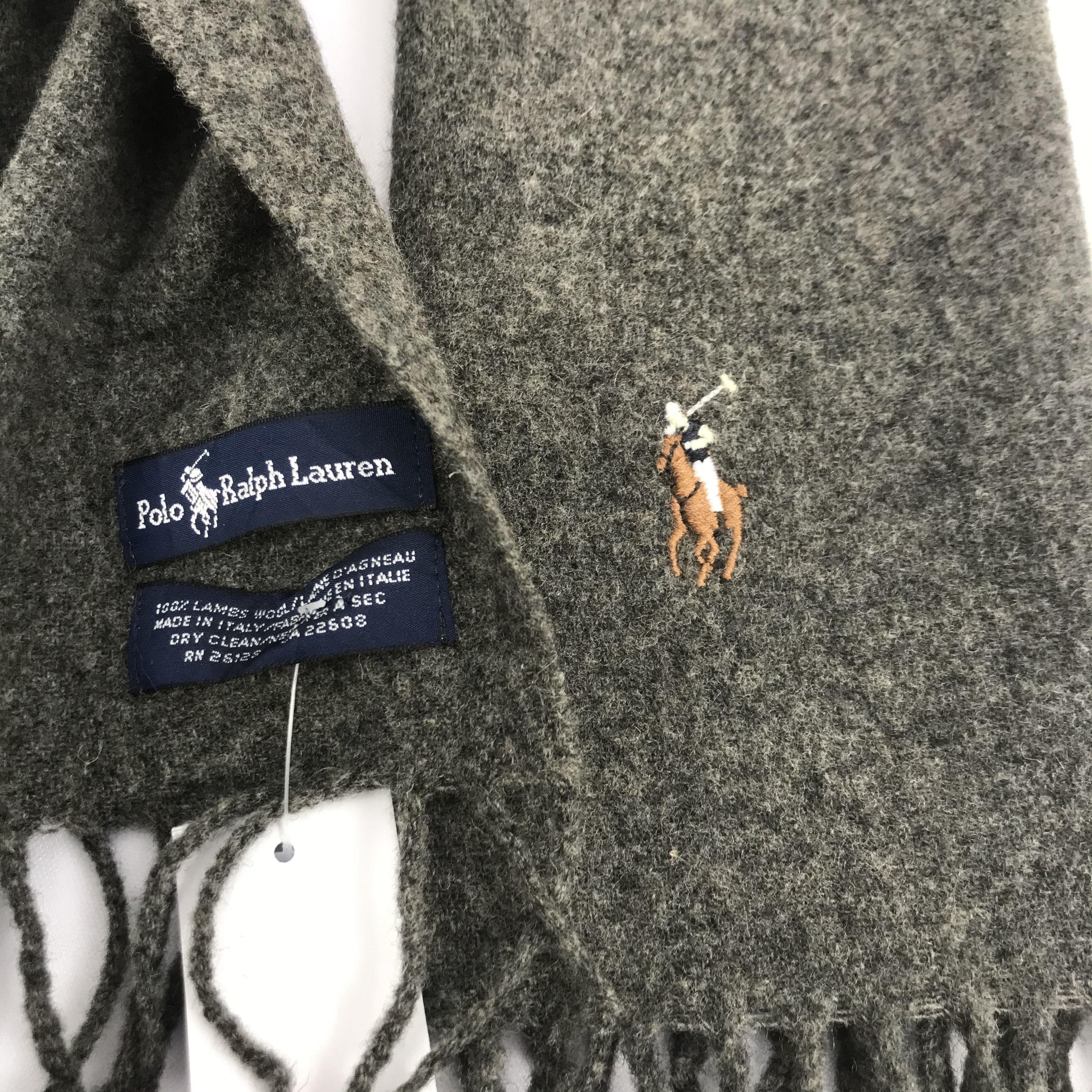 Polo Ralph Lauren Vintage Polo Ralph Lauren Scarf Muffler Wool Scarves Size ONE SIZE - 4 Thumbnail