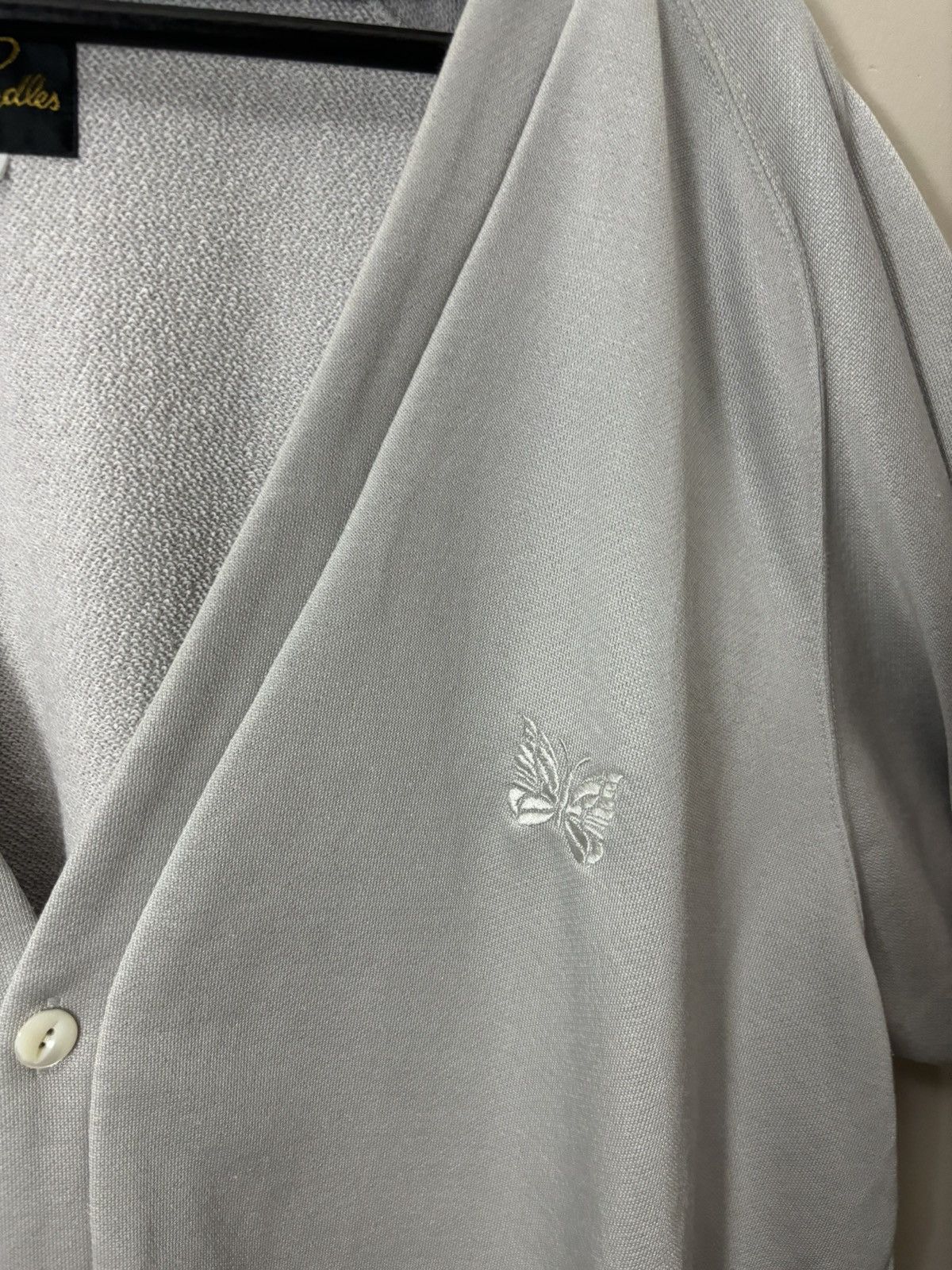 Needles Needles Grey Cotton Cardigan Size US XL / EU 56 / 4 - 2 Thumbnail