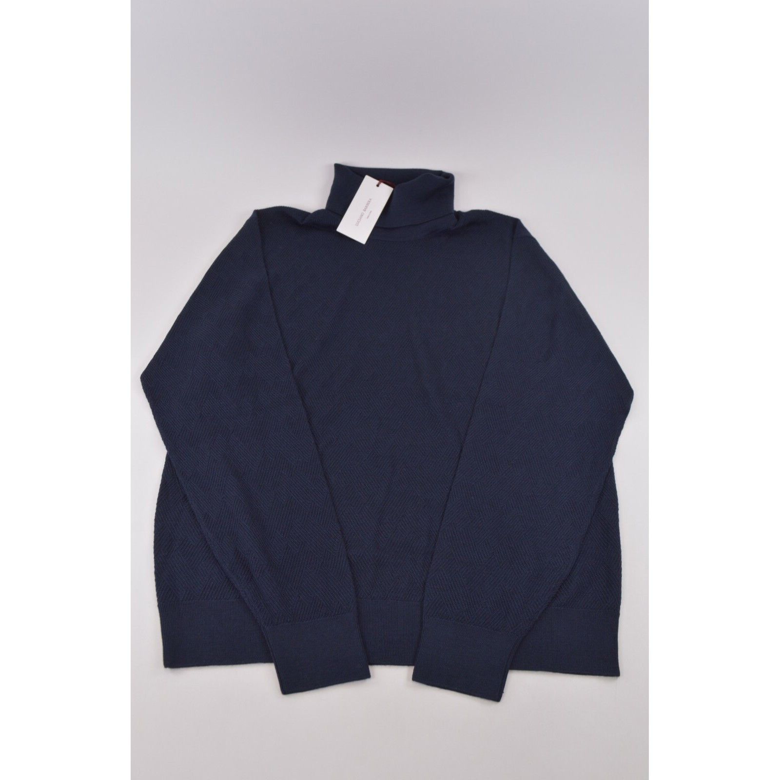 Luciano Barbera Luciano Barbera Sweater Size US XL in Blue Size US XL / EU 56 / 4 - 4 Thumbnail