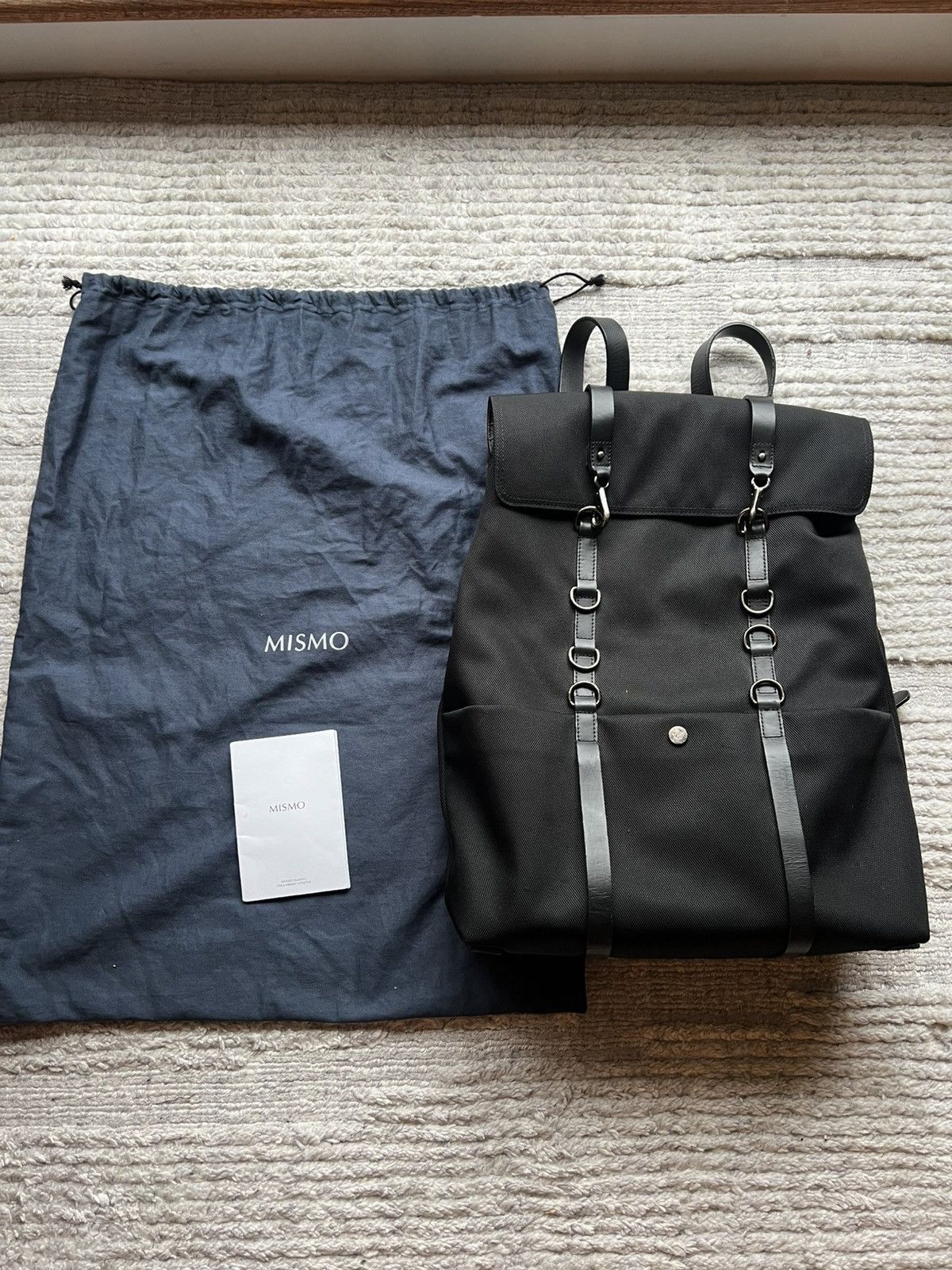 Mismo Mismo M/S Backpack Black Denmark Size ONE SIZE - 1 Thumbnail