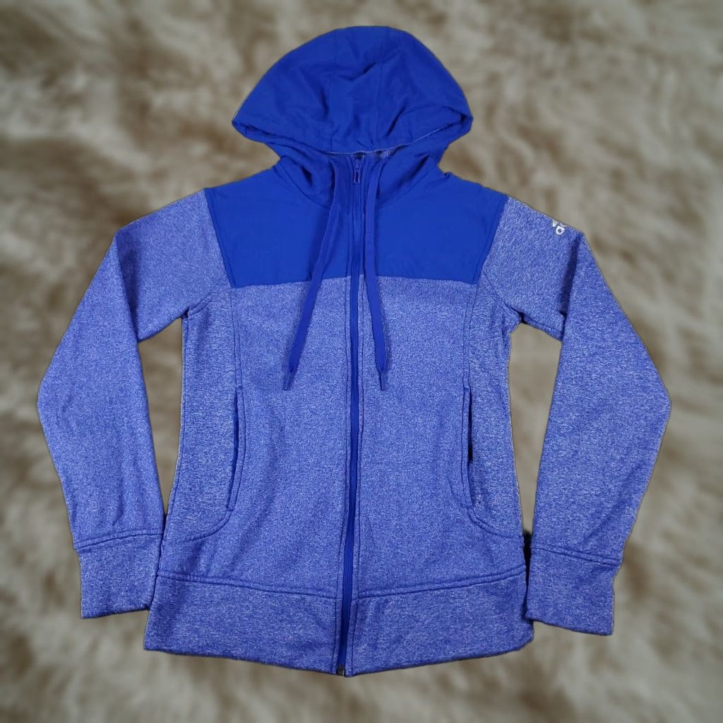 Adidas Adidas Womens Small Blue Full Zip Hoodie Size S / US 4 / IT 40 - 1 Thumbnail