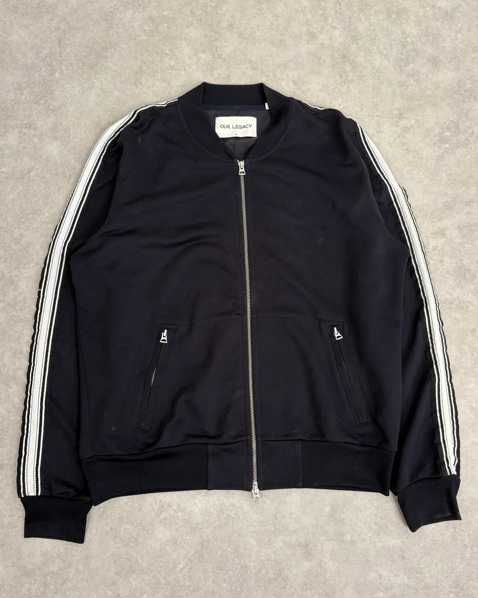 Our Legacy AW2015 Our Legacy Navy Track Stripes Jacket Size US M / EU 48-50 / 2 - 1 Thumbnail