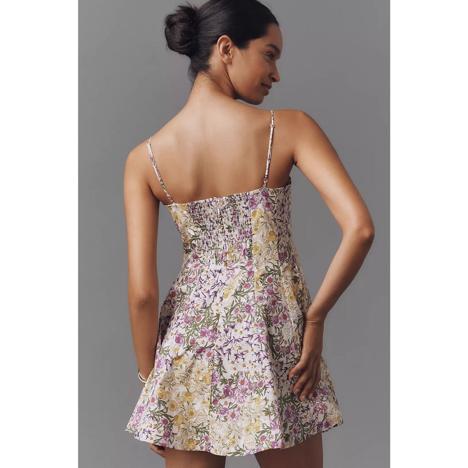 Anthropologie NWT Maeve Lace-Trim Sweetheart Mini Dress $148 Medium Size M / US 6-8 / IT 42-44 - 3 Thumbnail