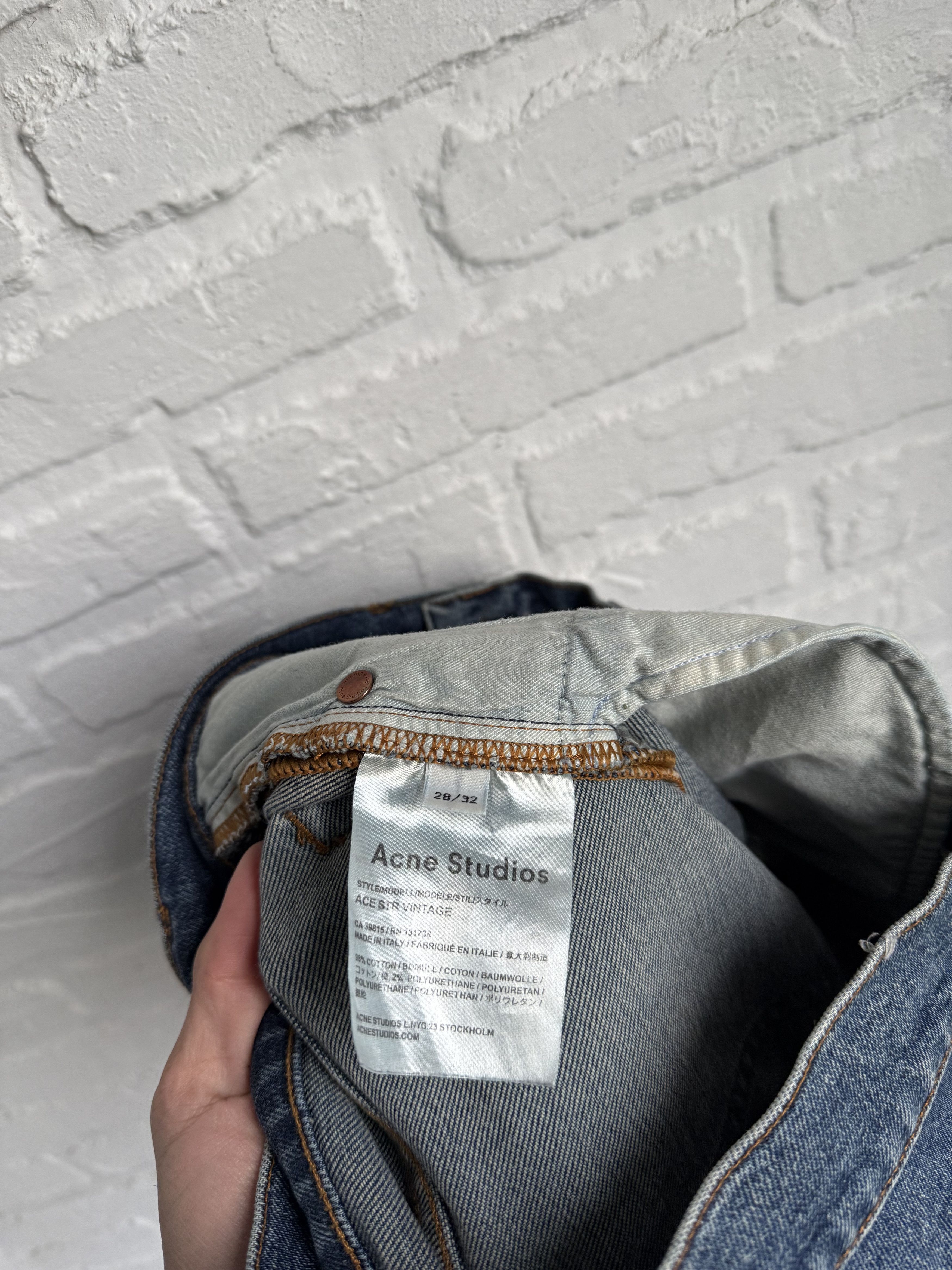 Acne Studios ace str vintage Jeans