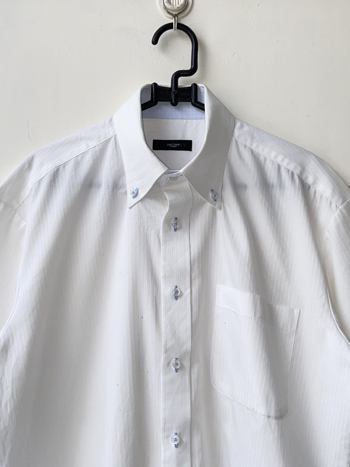 Designer × Japanese Brand × Yohji Yamamoto SACSNY Y’SACCS White Shirt Size US M / EU 48-50 / 2 - 3 Thumbnail