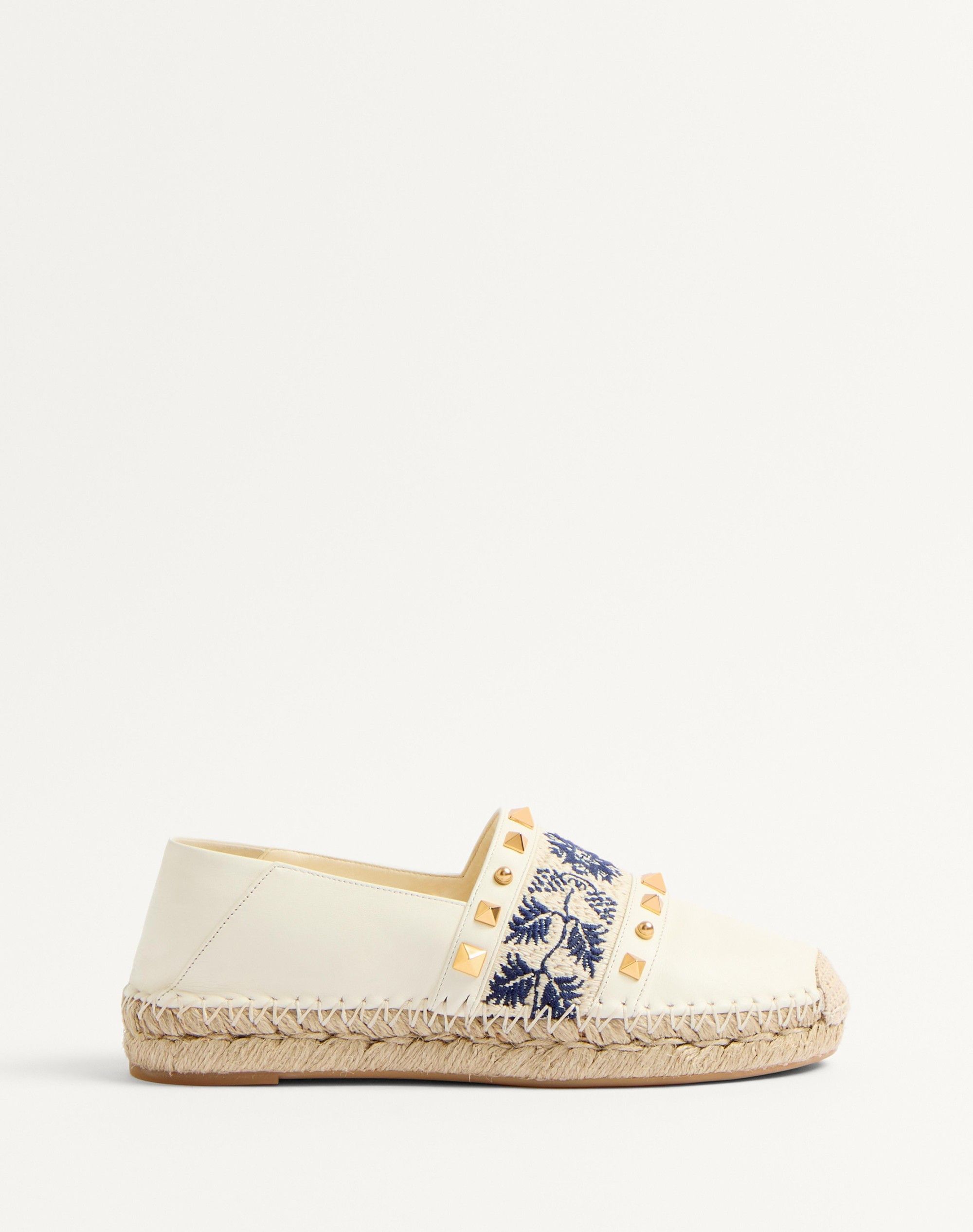 Valentino os11x0126 Espadrilles in Nappa With Embroidered Multicolor Size US 9 / IT 39 - 1 Thumbnail