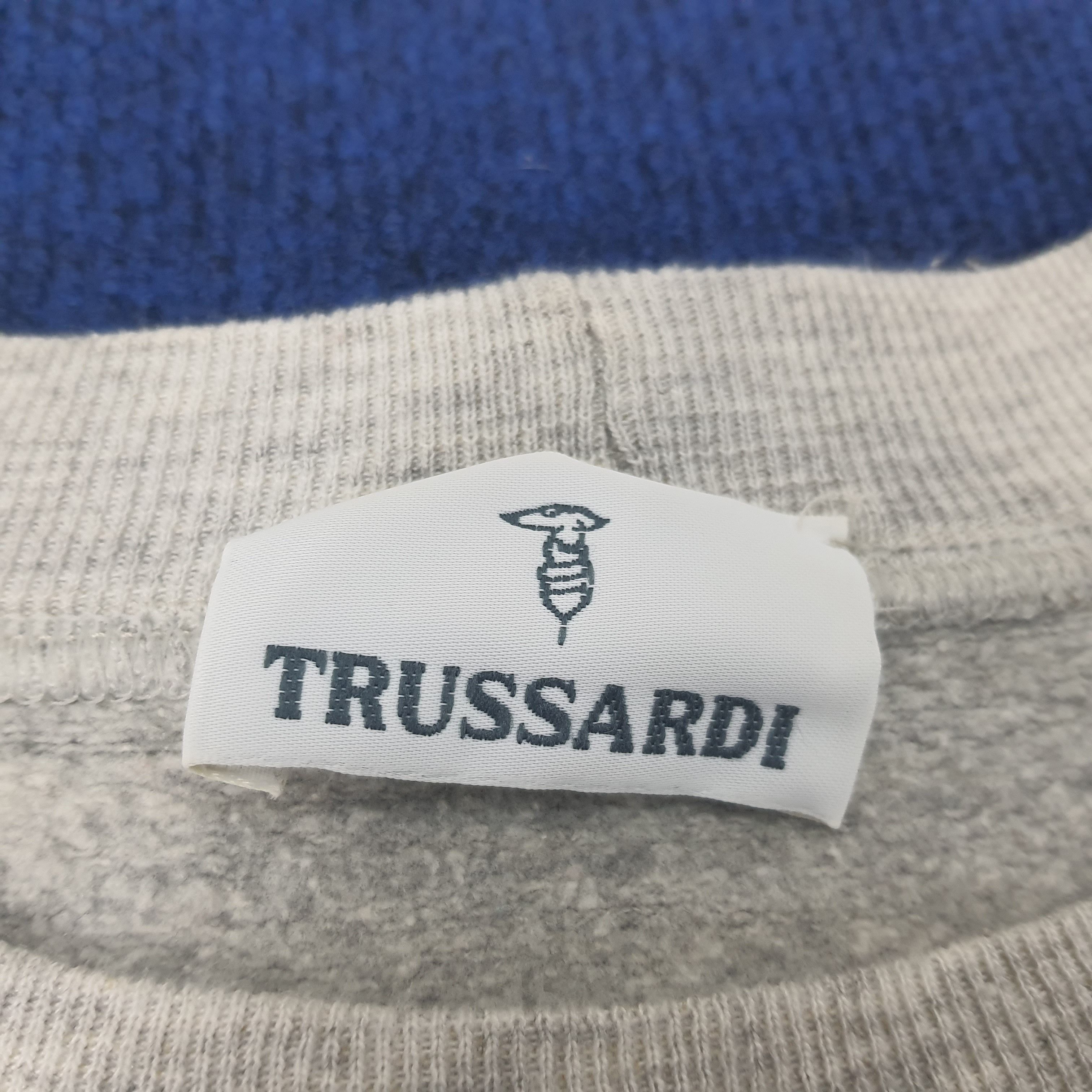 Trussardi × Vintage Vintage Trussardi Spell Out Italian Designer Sweatshirt Size US M / EU 48-50 / 2 - 6 Thumbnail