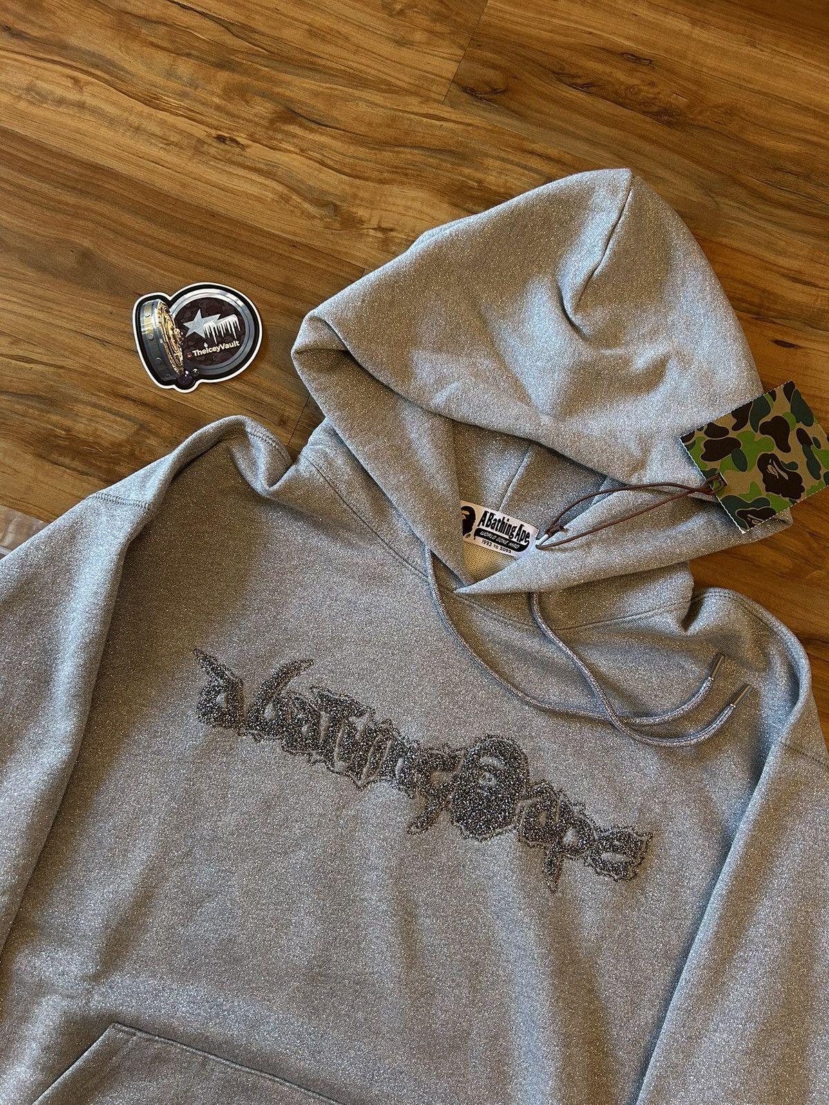 Bape NEW Bape Sparkles Graphic Logo Pullover Hoodie Size US S / EU 44-46 / 1 - 4 Thumbnail