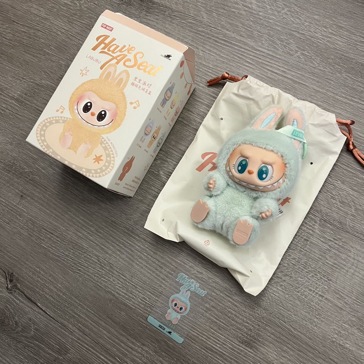 POP MART Labubu Have A Seat Ququ Monster Size ONE SIZE - 7 Thumbnail