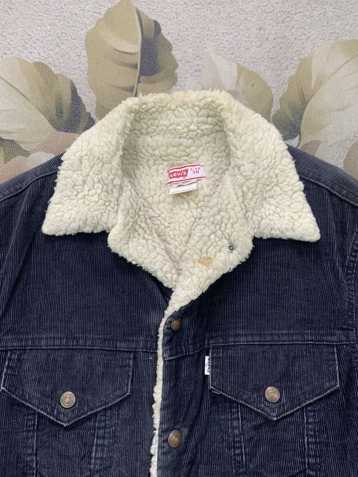 Levi's Vtg Levis Corduroi Sherpa Jacket Made in Usa Size US M / EU 48-50 / 2 - 5 Thumbnail