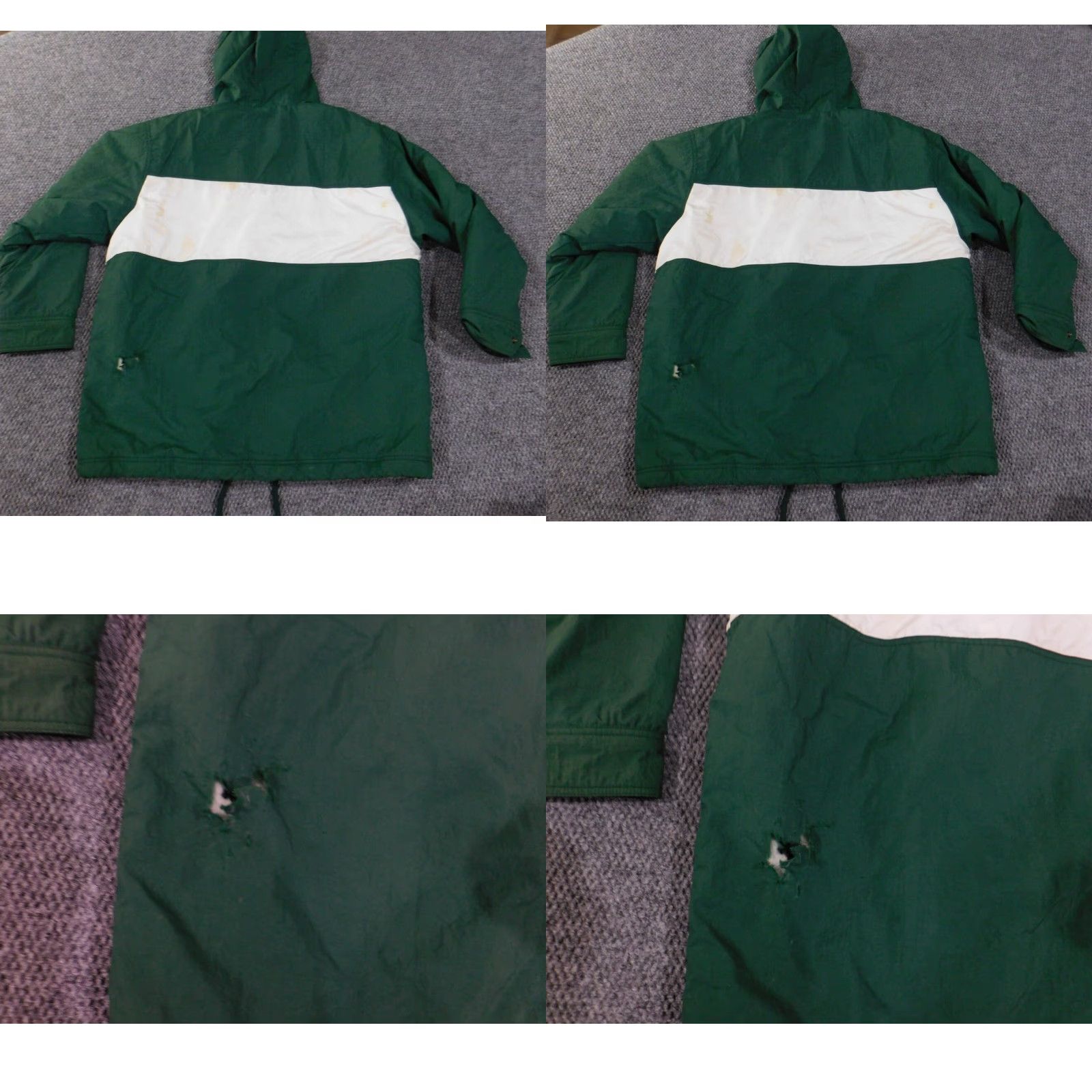 Nike VINTAGE Nike Jacket Small Green Puffer 90s S Zip Lined Nylon Retro Embroidered Mens Regular Autumn Winter Size US S / EU 44-46 / 1 - 9 Thumbnail