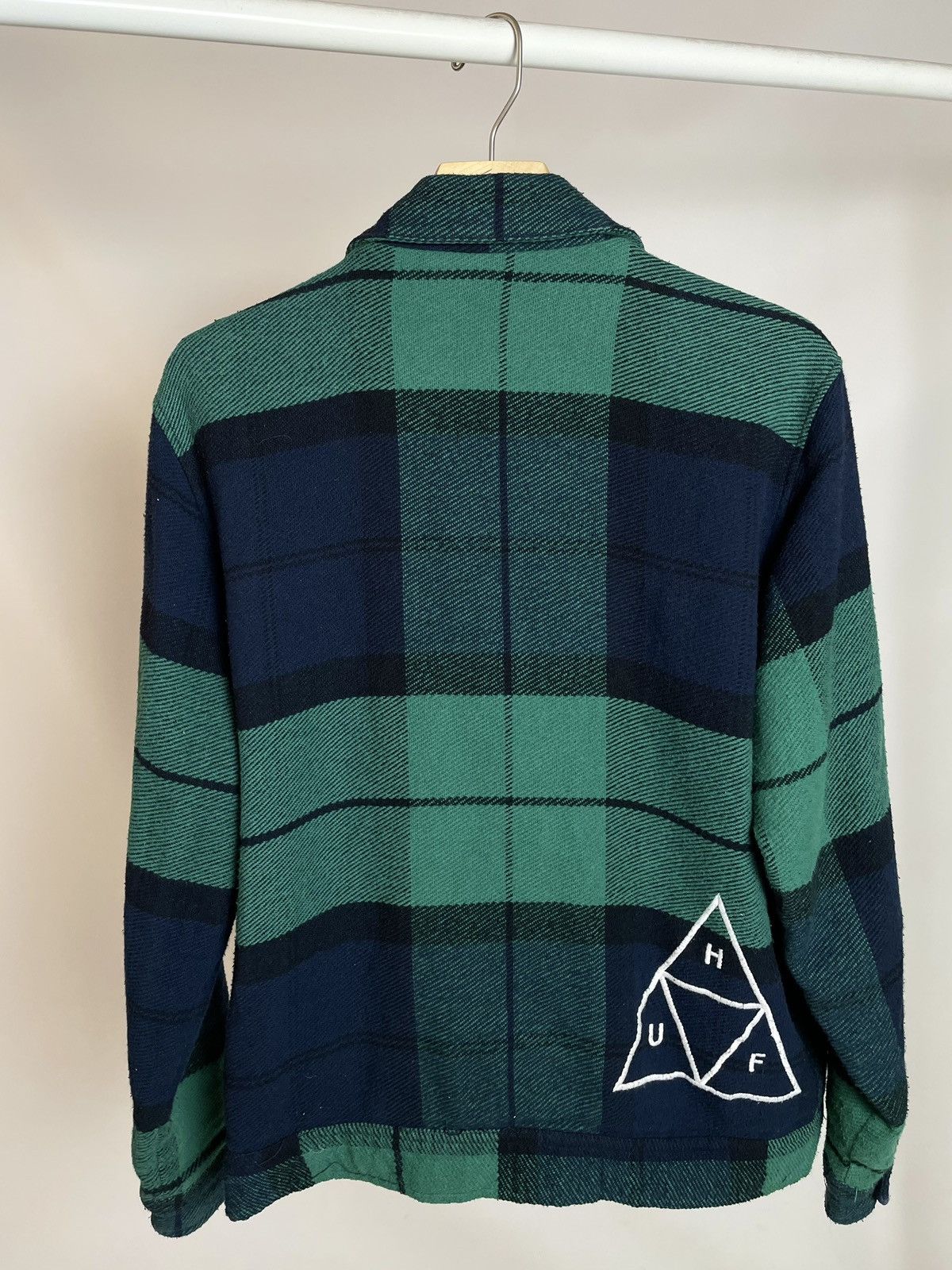 Huf × Pleasures 🌎 HUF x PLEASURES NOW blackwatch ful zip work coach jacket Size US S / EU 44-46 / 1 - 6 Thumbnail