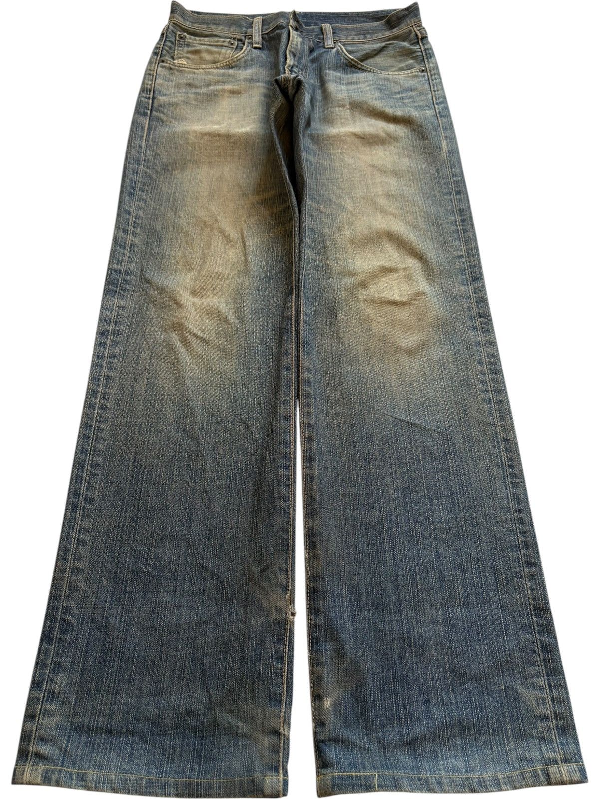 Edwin Vintage Edwin 503 Rusty Mud Wash Loose Baggy Jeans Size US 30 / EU 46 - 1 Thumbnail
