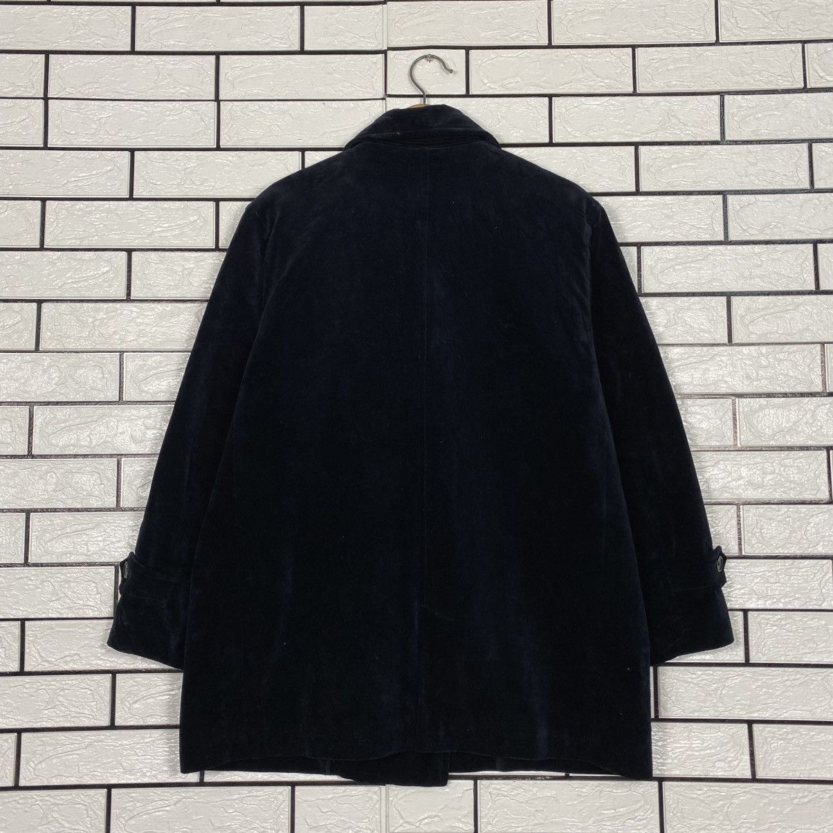 Yohji Yamamoto 📌Vintage Chore Velvet Jacket Atsuki Onishi Double Breast Size US M / EU 48-50 / 2 - 9 Thumbnail