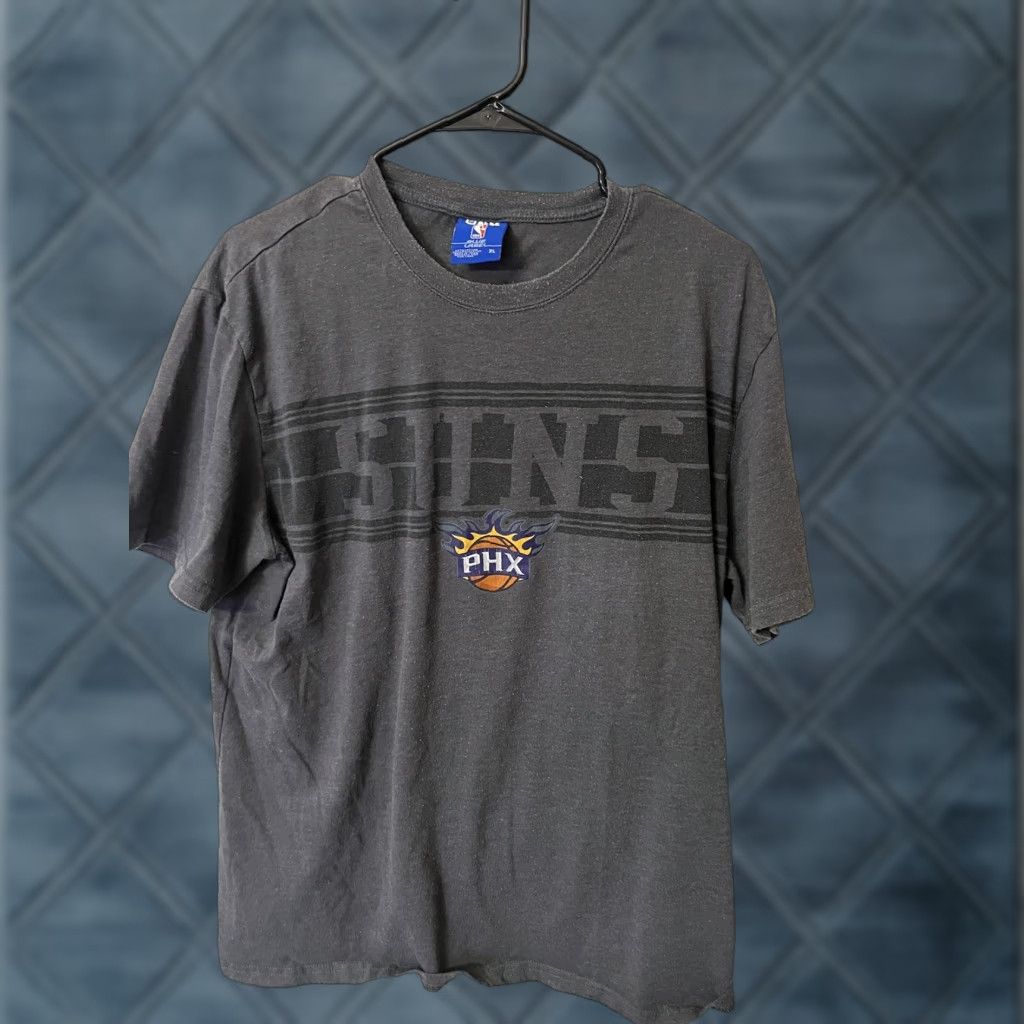 NBA VINTAGE 2000s NBA Phoenix Suns T-Shirt Sz XL Gray Steve Nash Y2K Rare Mens Size US XL / EU 56 / 4 - 1 Thumbnail