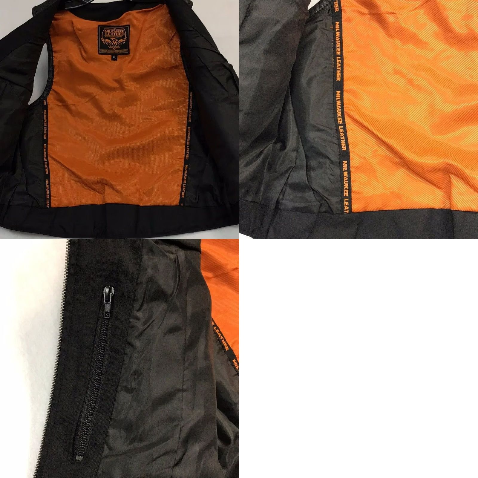 Vintage VINTAGE Milwaukee Leather Women Vest XL Black Motorcycle Jacket Women Size XL / US 12-14 / IT 48-50 - 8 Thumbnail