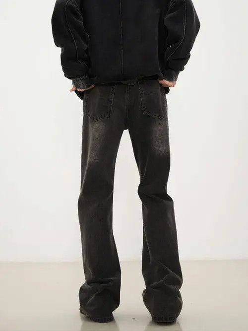 Japanese Brand × Jean American retro all-match straight cleanfit flared jeans Size US 34 / EU 50 - 4 Thumbnail