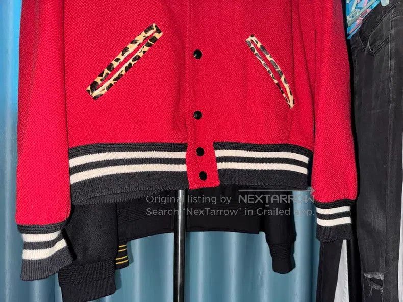 Saint Laurent Paris Saint Laurent Paris Red Leopard Print Horsehair Baseball J Size US M / EU 48-50 / 2 - 5 Thumbnail