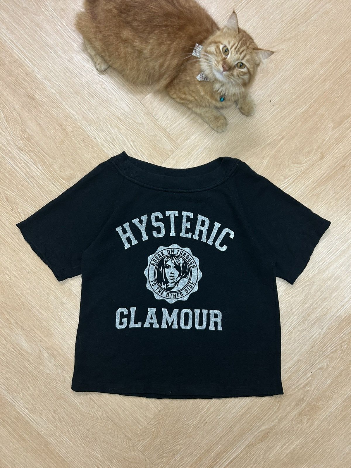 Hysteric Glamour × Japanese Brand Vintage Hysteric Glamour Sweatshirt short sleeve Size M / US 6-8 / IT 42-44 - 1 Thumbnail