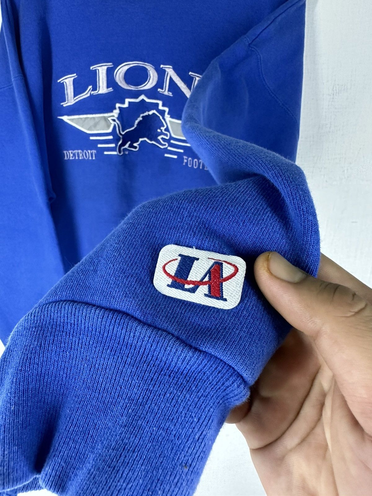 Logo Athletic × Vintage Vintage Lions Detroit Football LA Logo Athletic Sweatshirt Size US XL / EU 56 / 4 - 5 Thumbnail