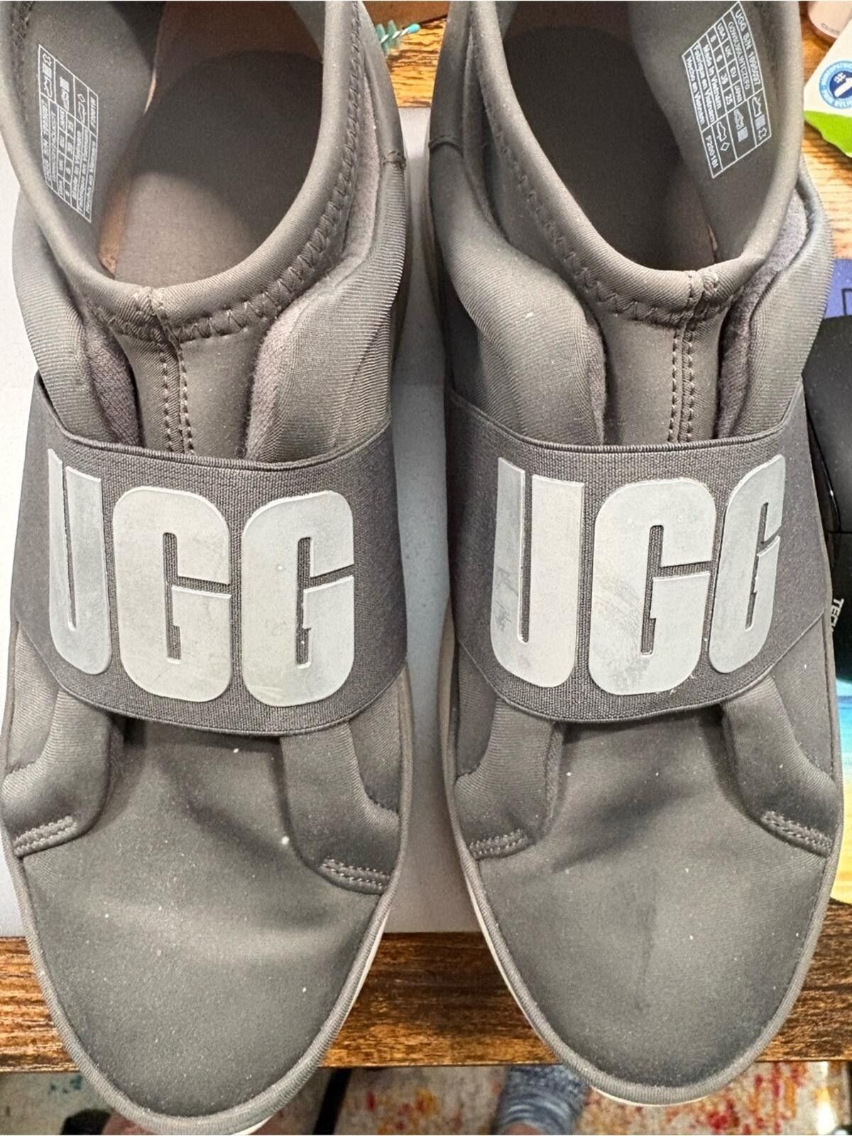 Ugg UGG Gray Slip-On Athletic Sneakers Size US 8 / IT 38 - 2 Thumbnail