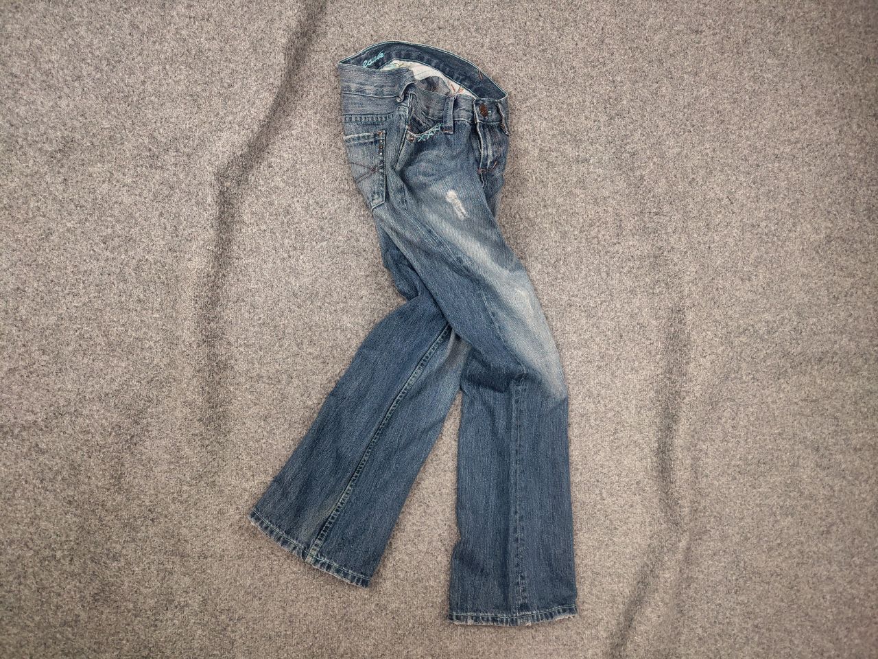 Japanese Brand Vintage Y2K Japan hysteric glamour Low-rise Flared Jeans Size 27" / US 4 / IT 40 - 1 Thumbnail