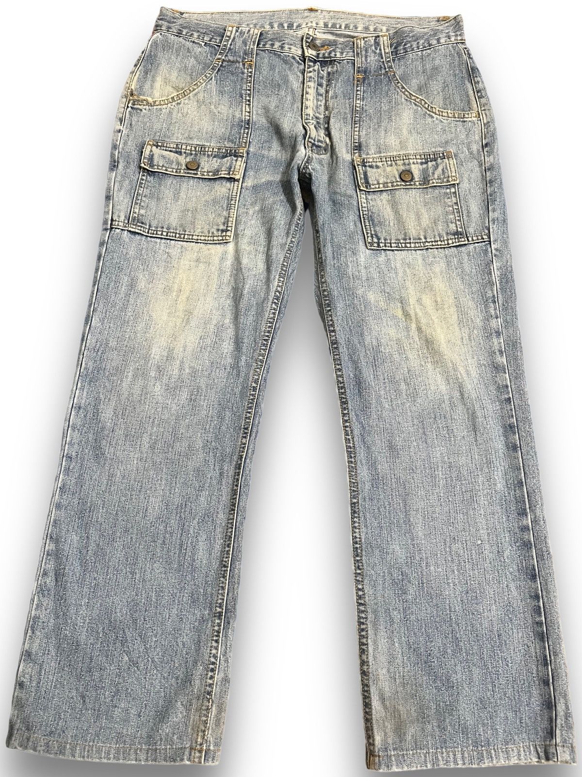 Jun Takahashi × Uniqlo × Vintage Vintage Uniqlo Bush Pants Jeans Size US 34 / EU 50 - 1 Thumbnail