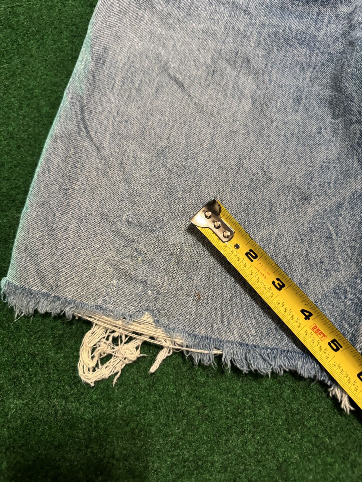 Vintage Y2K Distressed Grunge Cutoff Jorts Distressed Denim Shorts Size US 32 / EU 48 - 8 Thumbnail
